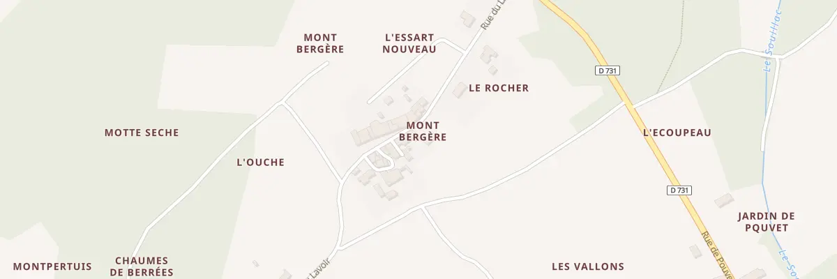 Plan du 15 Rue du Lavoir à Villars-les-Bois
