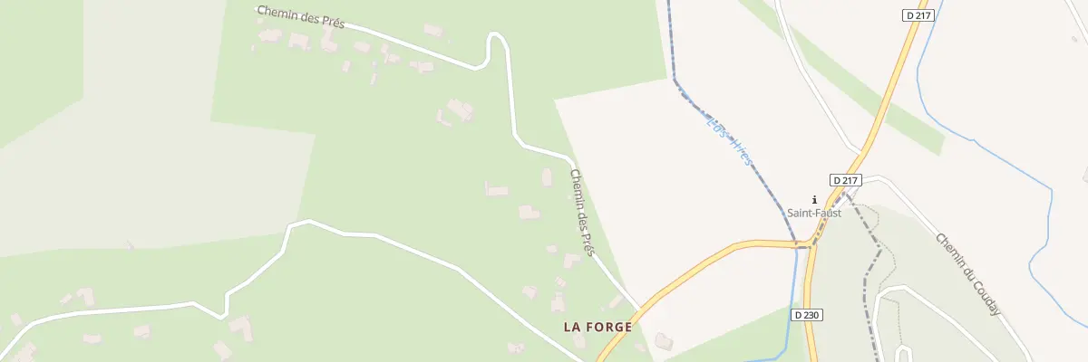 Plan du 17 Che des Pres à Saint-Faust