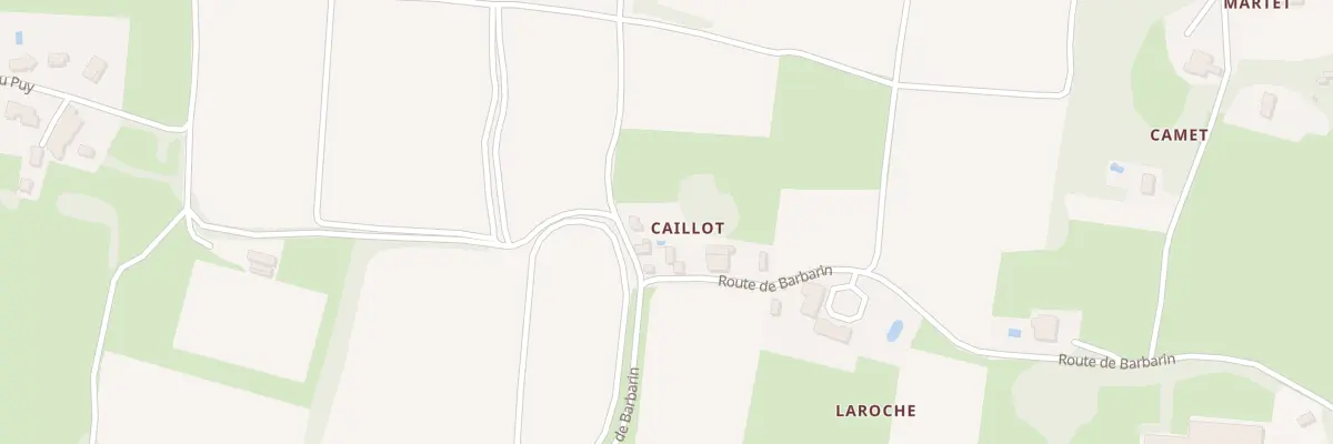 Plan de Caillot à Baurech
