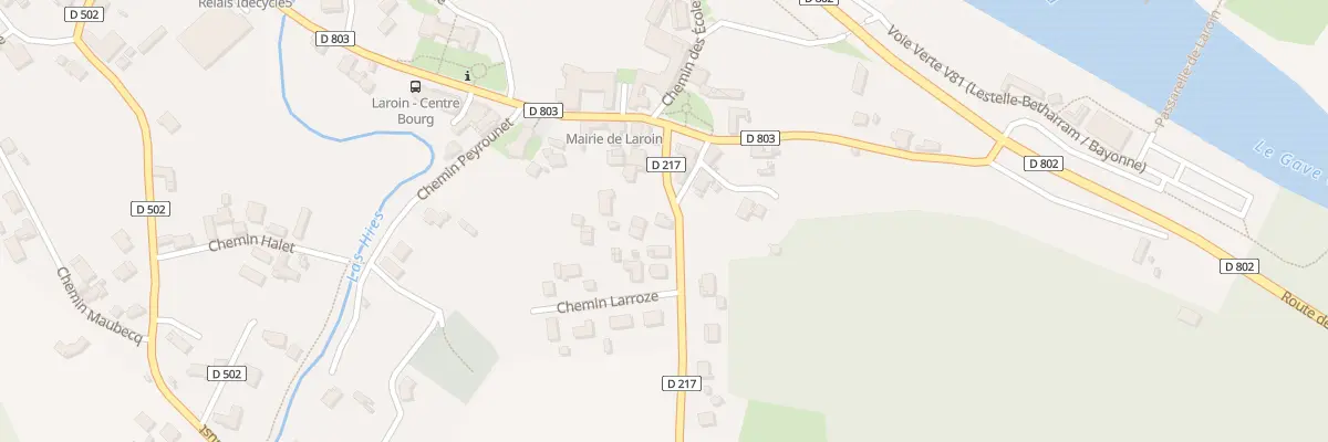 Plan du 12B Rte de la Chapelle de Rousse à Laroin