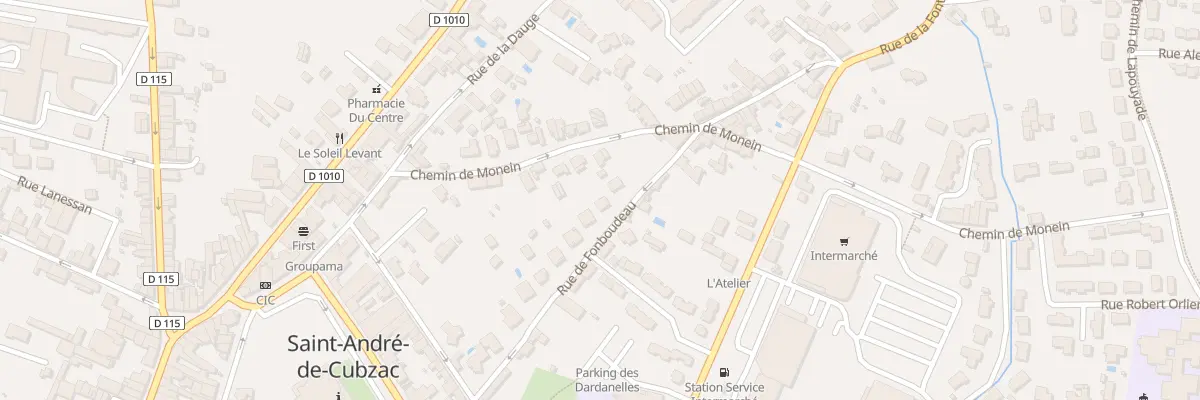 Plan du 30 Rue de Fonboudeau à Saint-André-de-Cubzac