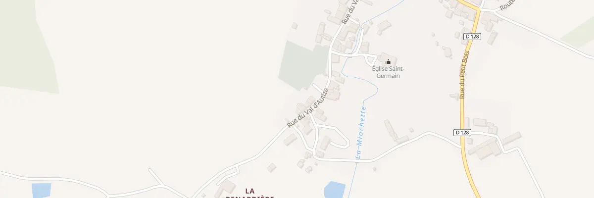 Plan du 34 Rue du Val d’Autize à Pamplie