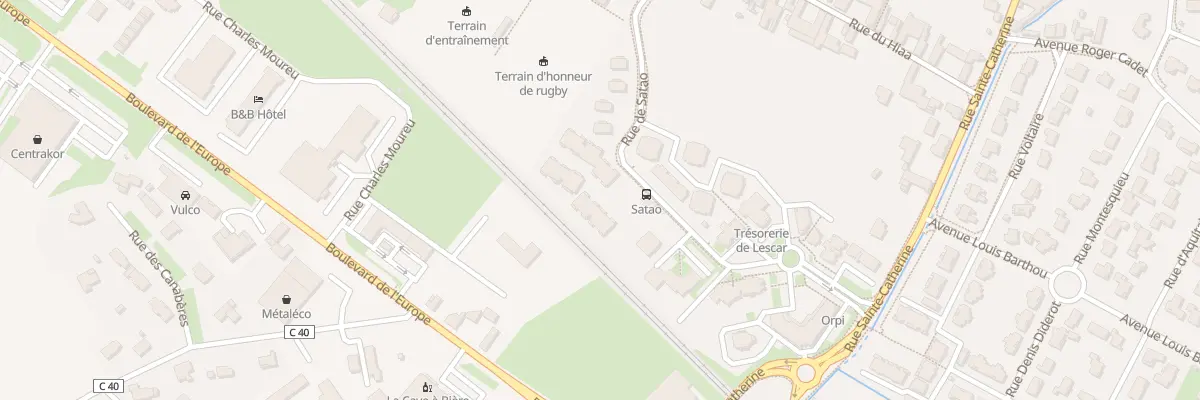 Plan du 11 Rue de Satao à Lescar