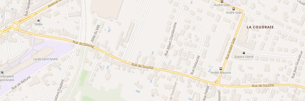 Plan du 59 Rue de Souché à Niort