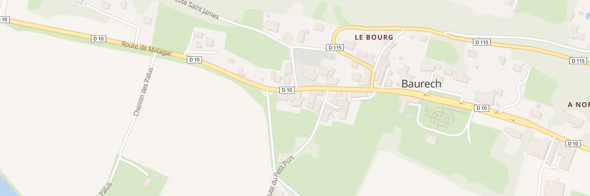 Plan du 5002 Le Bourg à Baurech