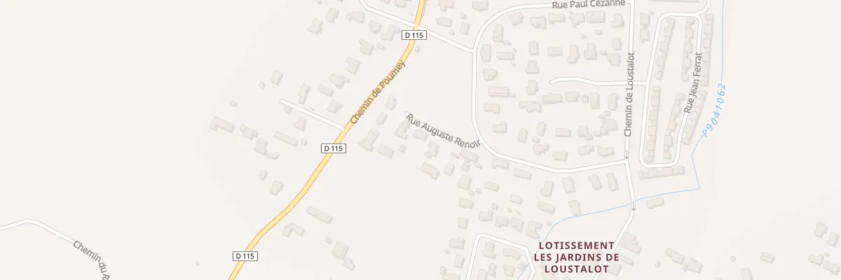 Plan du 7 Rue Auguste Renoir à Saint-Loubès