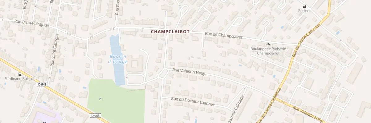 Plan du 5 Rue Valentin Haüy à Niort