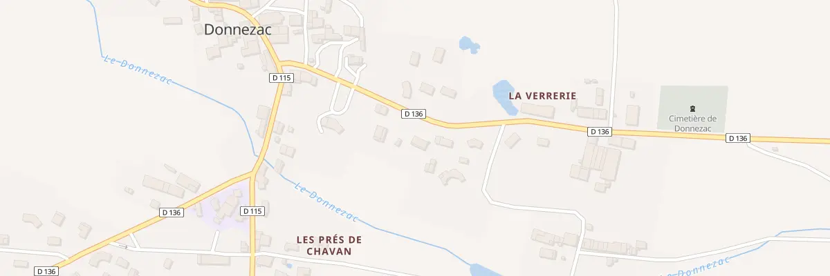 Plan du 272 La Verrerie à Donnezac