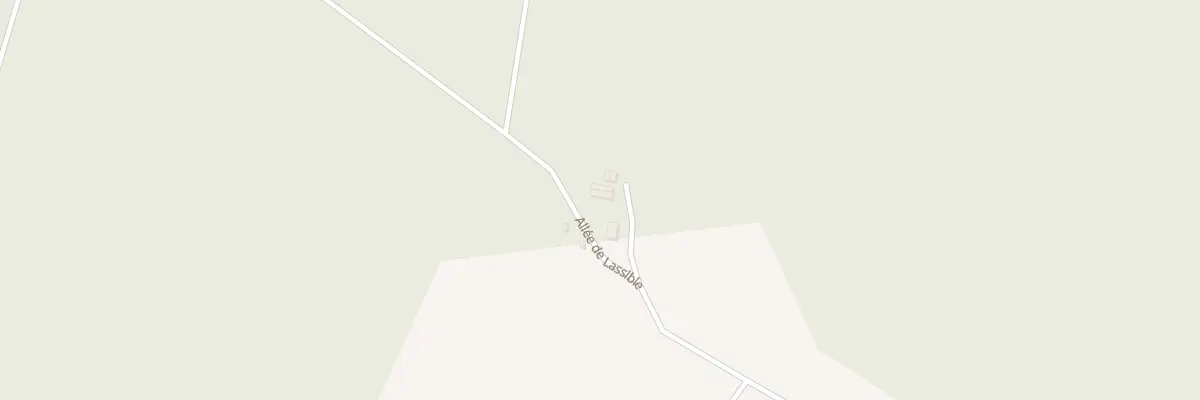 Plan du 980 Che de Lassible à Saint-Avit