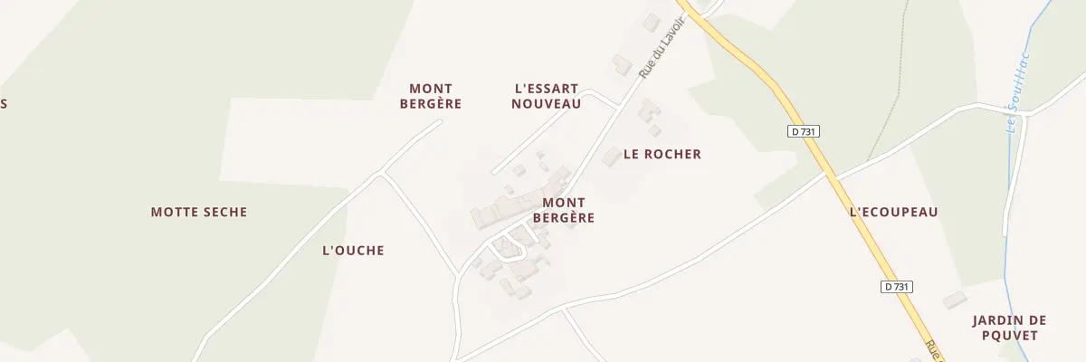 Plan du 14 Rue du Lavoir à Villars-les-Bois