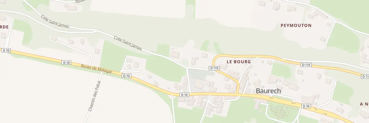 Plan du 39 Le Bourg à Baurech