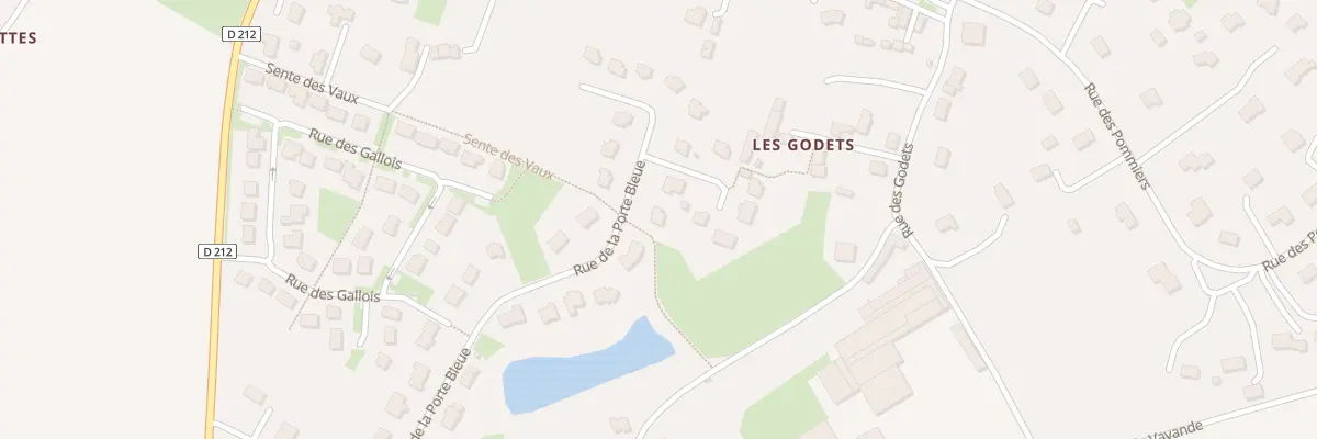 Plan du 25 Rue de la Porte Bleue à Amayé-sur-Orne