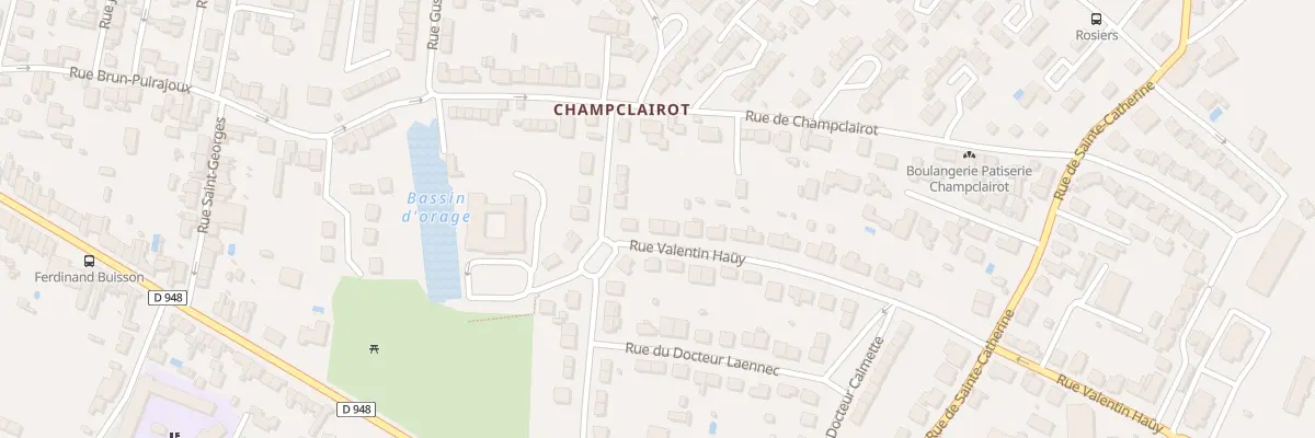 Plan du 3 Rue Valentin Haüy à Niort