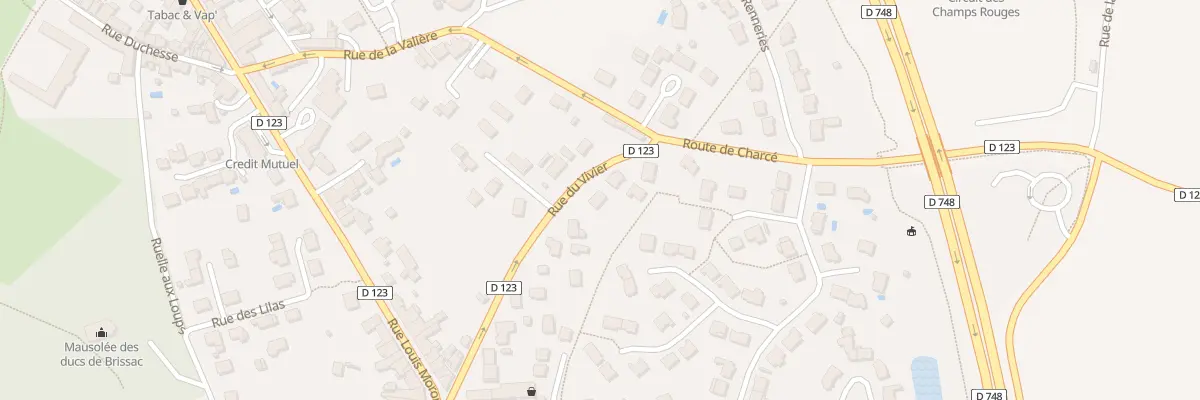 Plan du 1C Rue du Vivier à Brissac Loire Aubance