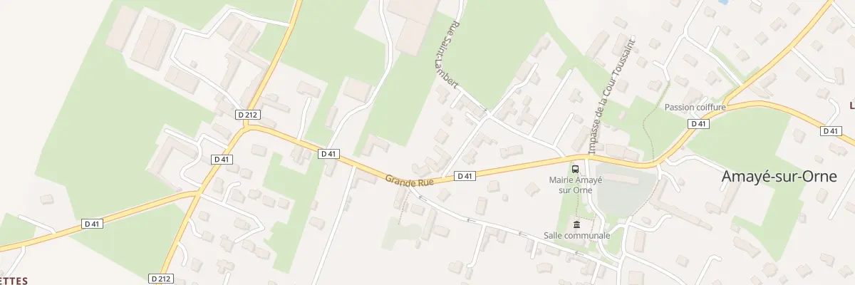 Plan du 5 Rue des Jardins à Amayé-sur-Orne