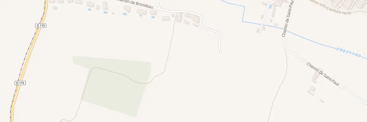Plan du 194 Brondeau à Pompignac