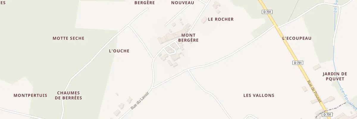 Plan du 4 Rue du Bujour à Villars-les-Bois