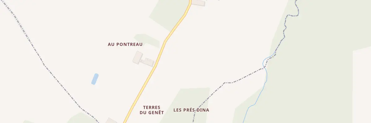 Plan du 9 Au Pontreau à Villexavier