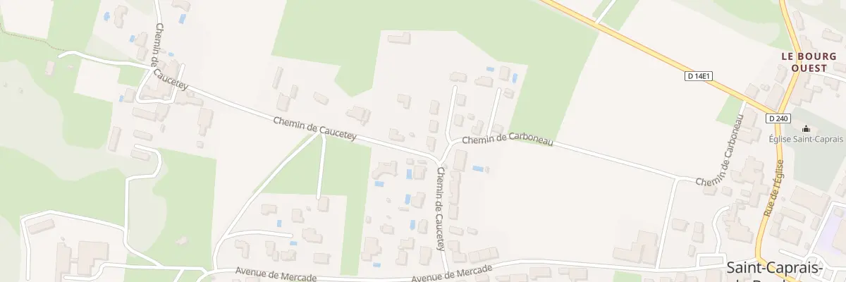 Plan du 2 Lot les Jardins de Caucetey à Saint-Caprais-de-Bordeaux