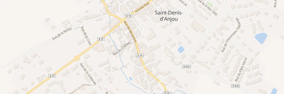 Plan du 13 Rue de Morannes à Saint-Denis-d’Anjou
