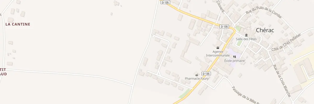 Plan du 21 Lot le Plantis de Chay à Chérac