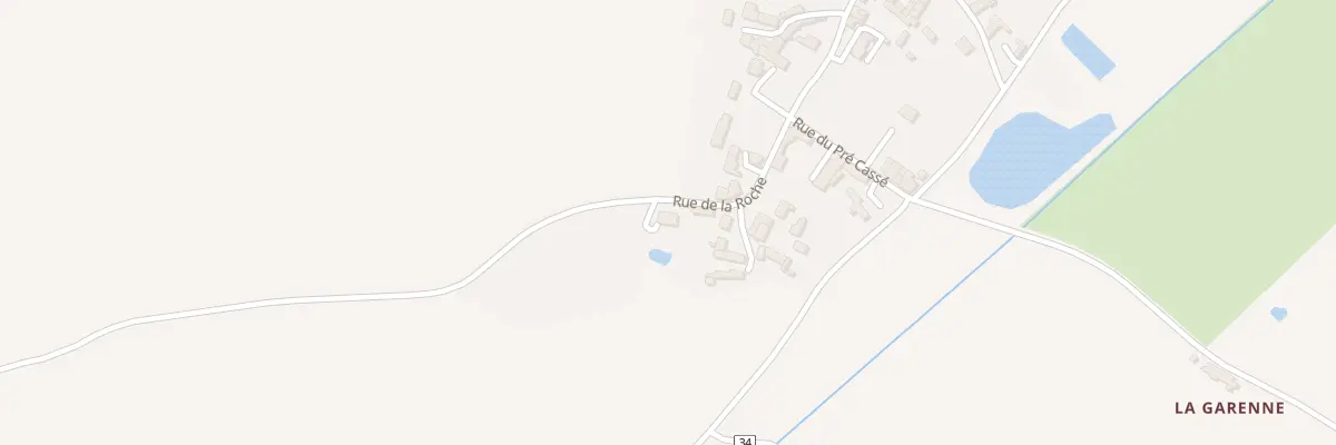 Plan du 21 Rue de la Roche à Lys-Haut-Layon
