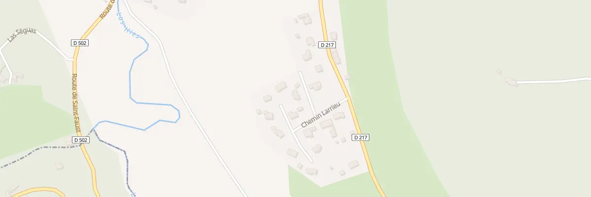 Plan du 6 Che Larrieu à Laroin