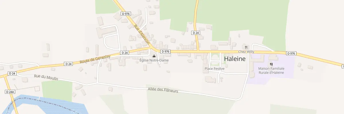 Plan du 4 Rue d’Alencon Haleine à Rives d’Andaine