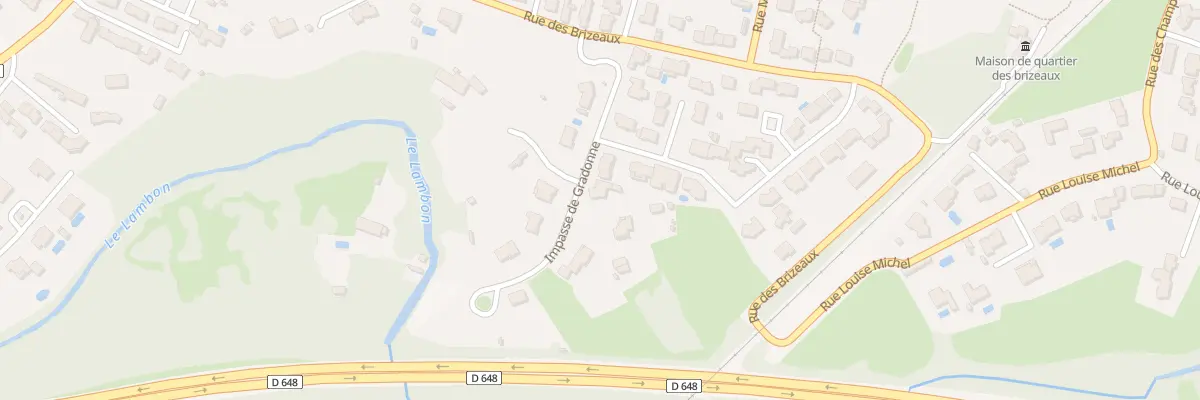 Plan du 13 Imp de la Gradonne à Niort