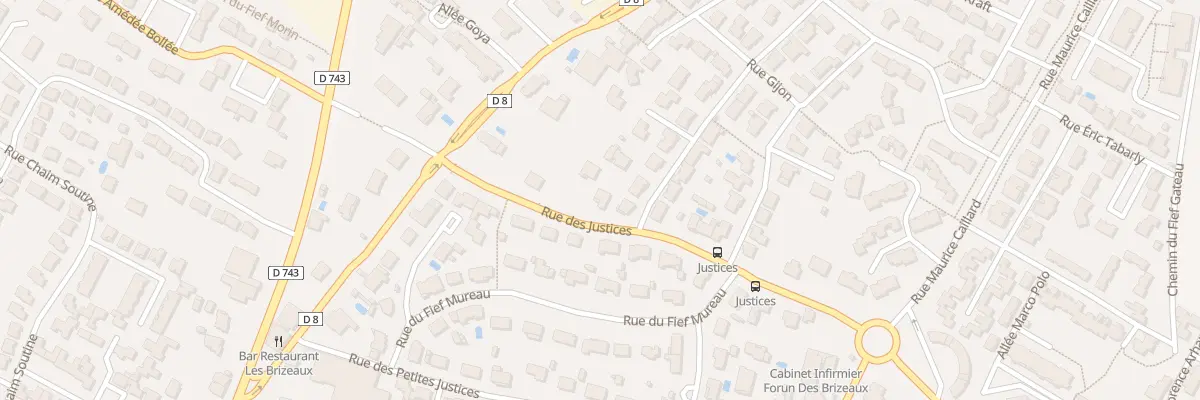 Plan du 17 Rue des Justices à Niort