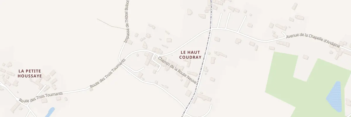 Plan du 57 Che de la Route Neuve à Rives d’Andaine