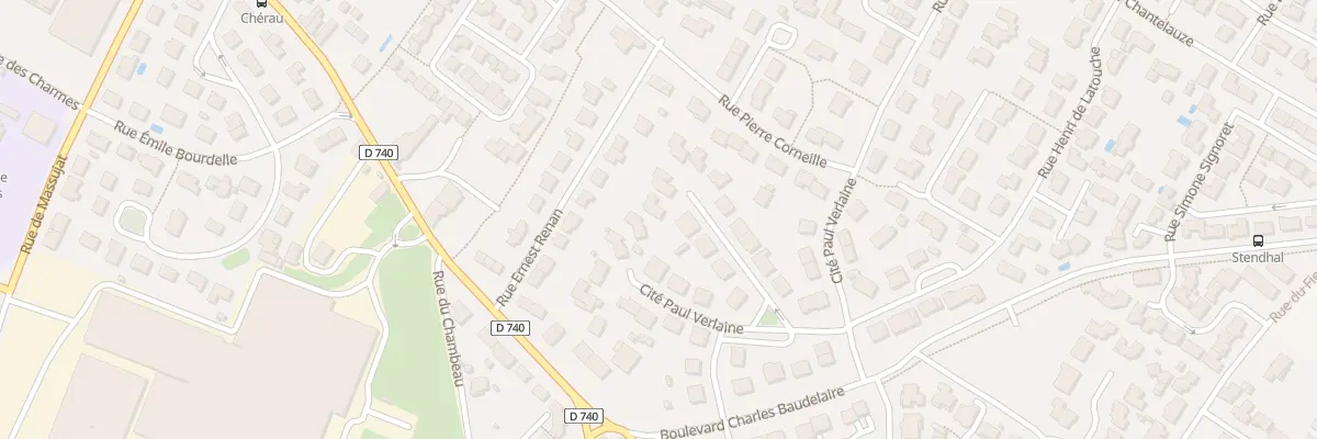 Plan du 4 Sq Emile Verhaeren à Niort
