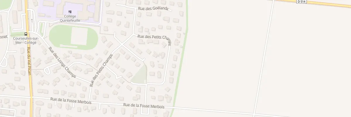 Plan du 35 Rue des Petits Champs à Courseulles-sur-Mer