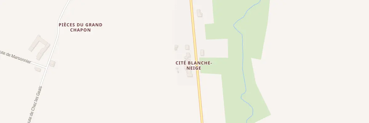 Plan du 54 Rte de la Cité Blanche-neige à Chadenac
