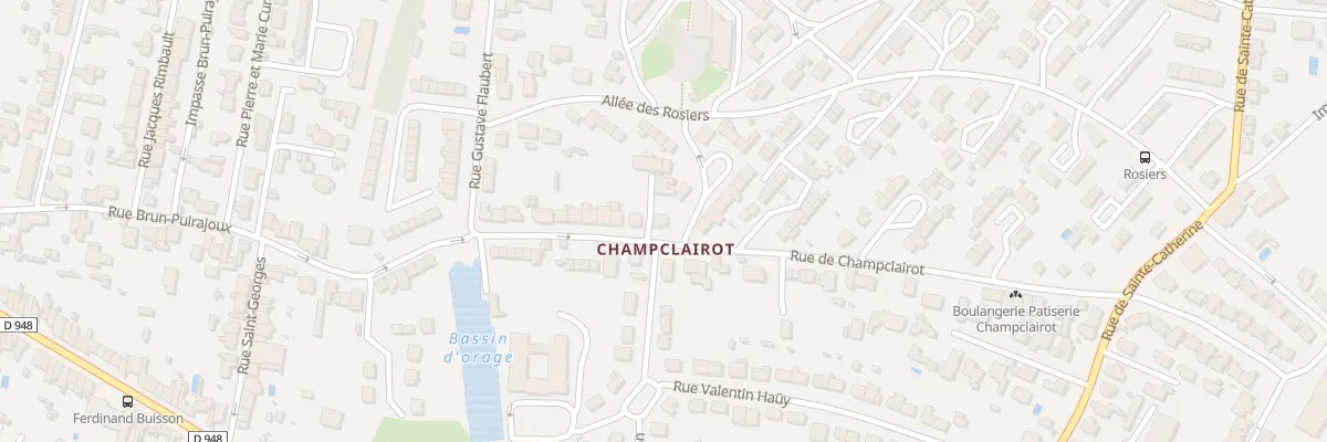 Plan du 21 Rue de Champclairot à Niort