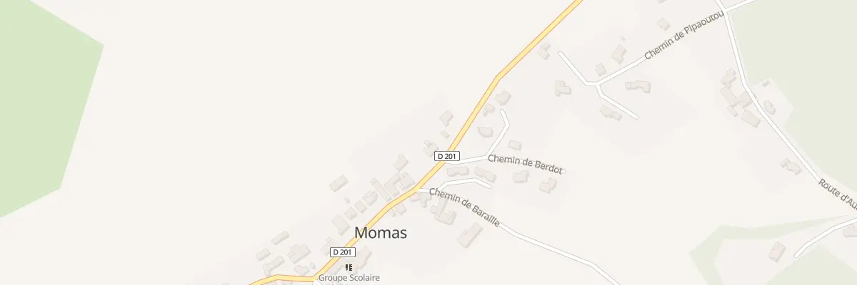 Plan du 43 Che de la Carrère à Momas