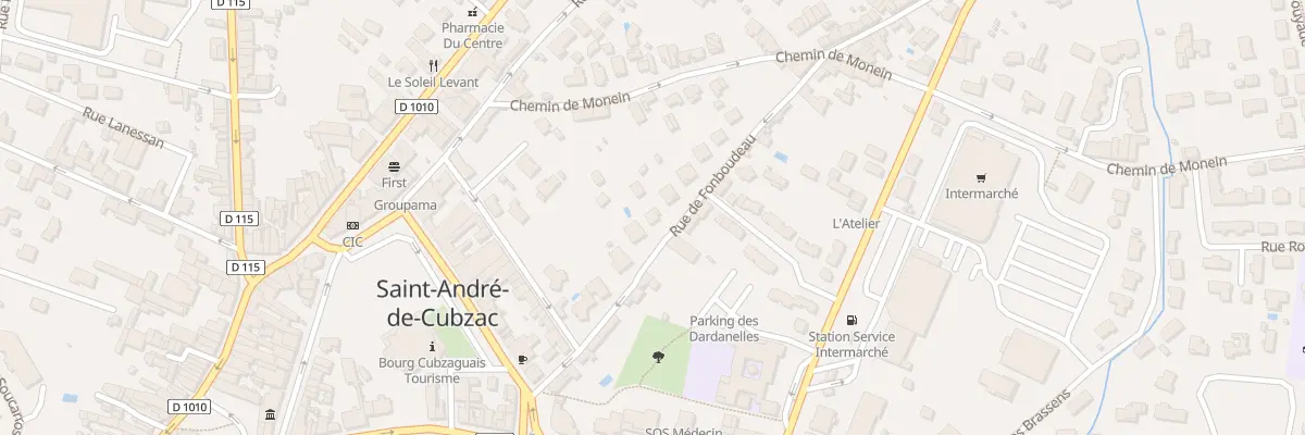 Plan du 22 Rue de Fonboudeau à Saint-André-de-Cubzac