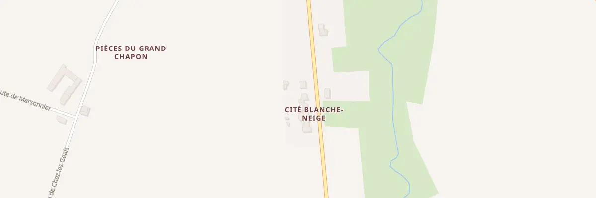 Plan du 52 Rte de la Cité Blanche-neige à Chadenac