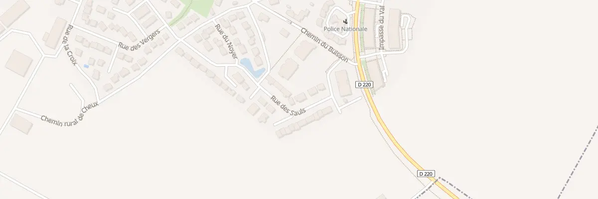 Plan du 20 Rue des Sauls à Carpiquet