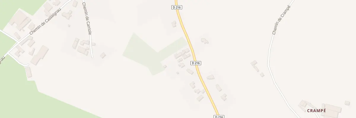 Plan du 38 Rte de Caubios à Momas