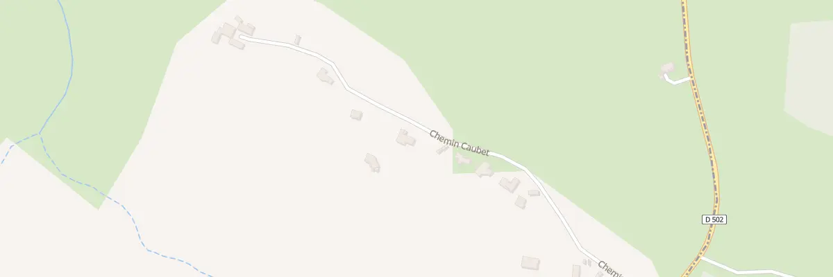 Plan du 41 Che Caubet à Saint-Faust