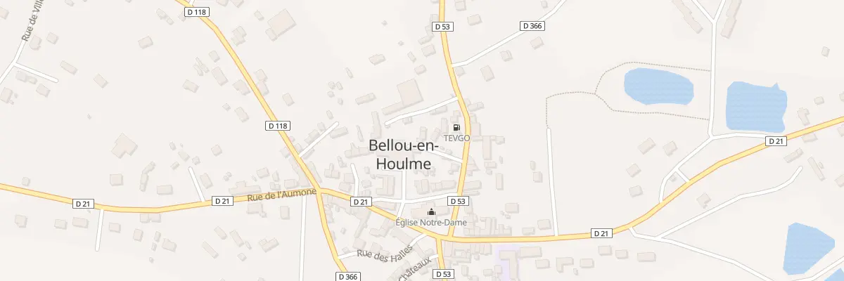 Plan du 2 Imp des Tisserands à Bellou-en-Houlme