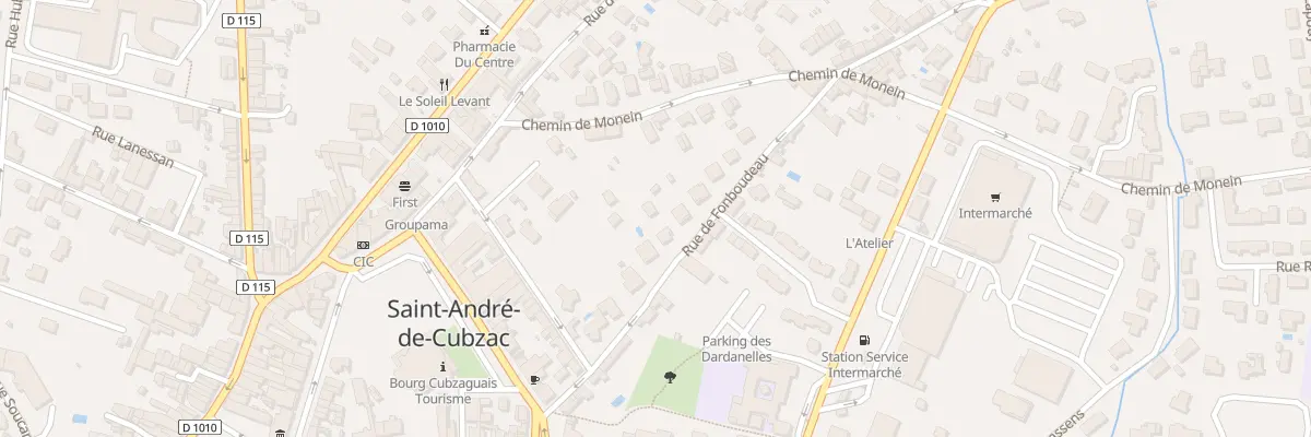 Plan du 22B Rue de Fonboudeau à Saint-André-de-Cubzac