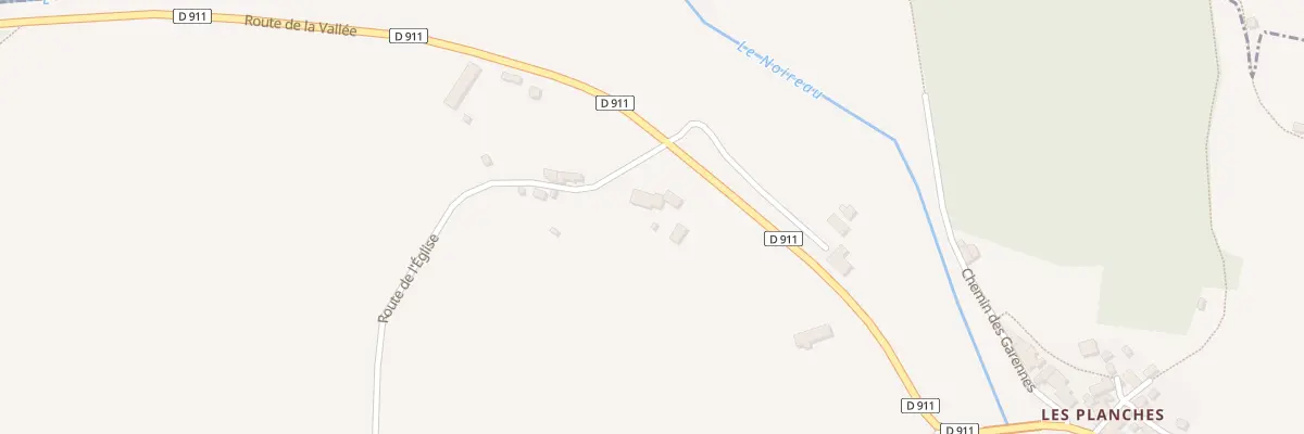 Plan du 138 Le Village au Plet à Cahan