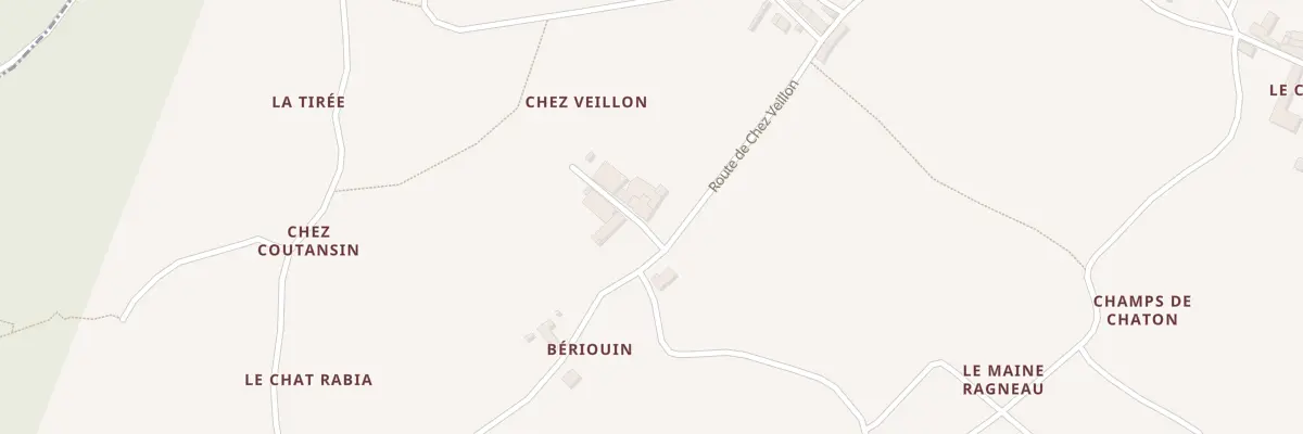 Plan du 2 Les Vignes de chez Veillon à Burie