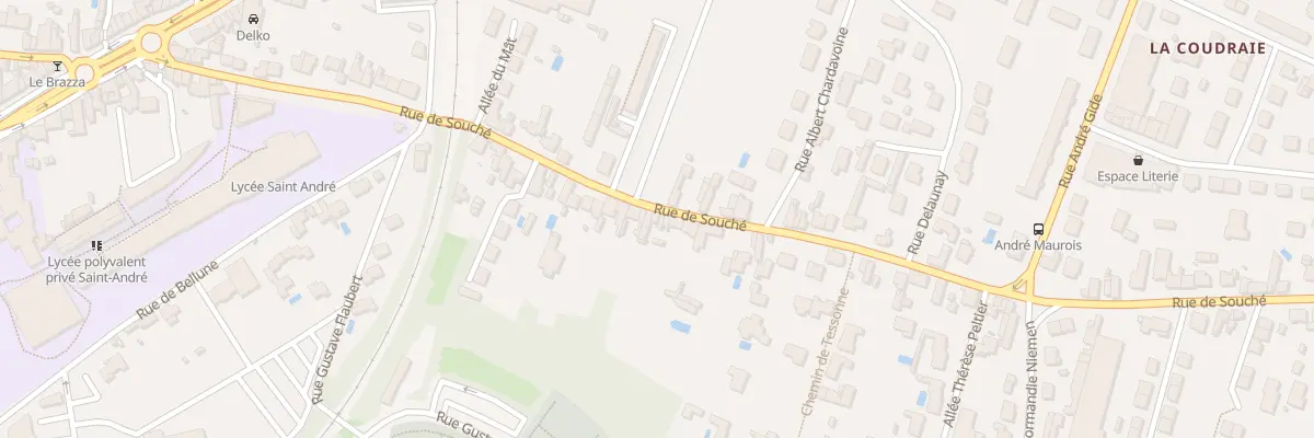 Plan du 64 Rue de Souché à Niort