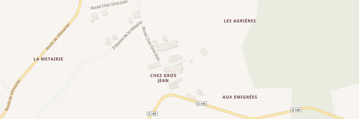 Plan du 5083 Chez Gros Jean à Rouffignac