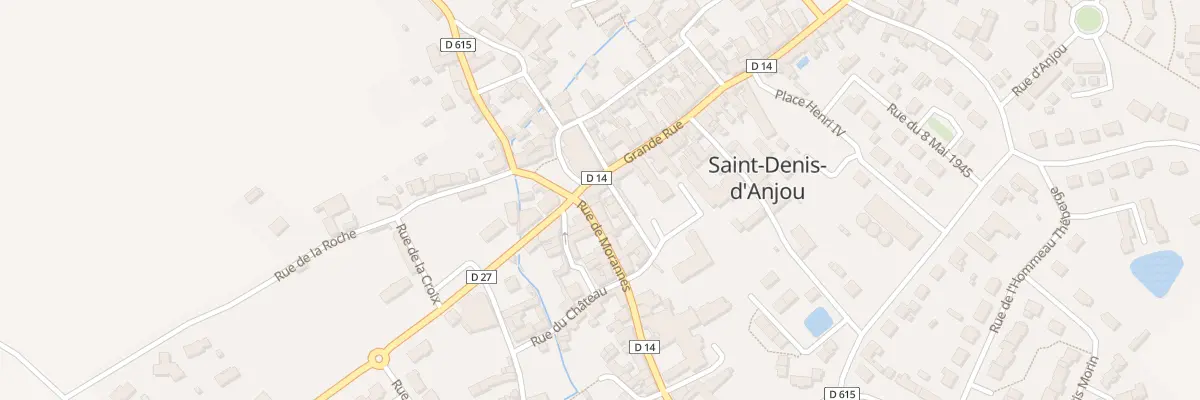 Plan du 1 Rue de Morannes à Saint-Denis-d’Anjou
