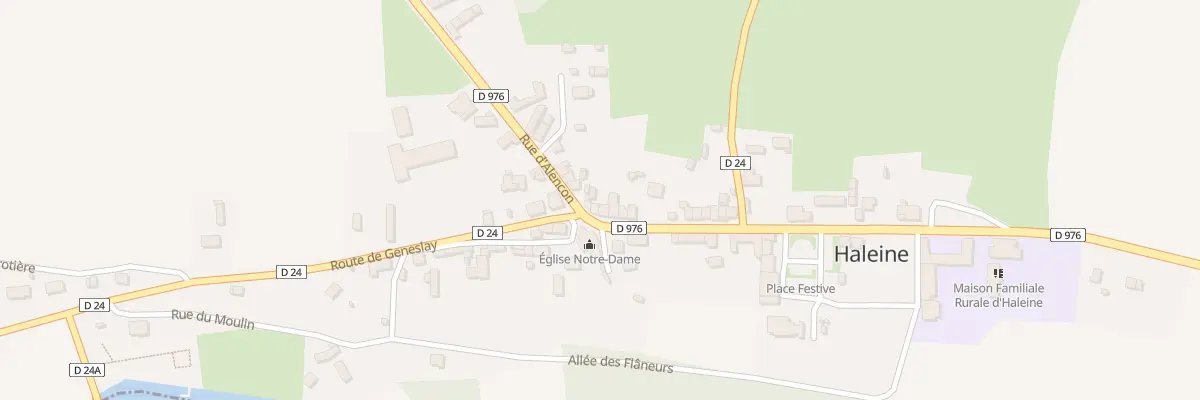 Plan du 3 Rue d’Alencon Haleine à Rives d’Andaine