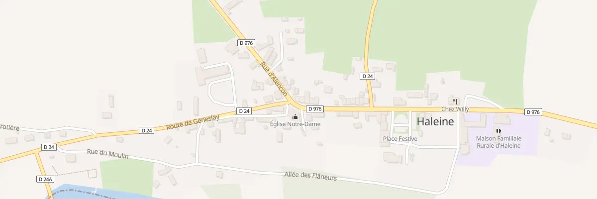 Plan du 5 Rue d’Alencon Haleine à Rives d’Andaine